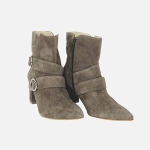 Andrea Carrano Ronda taupe suede ankle boot Made in Italy NEW